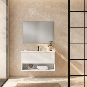 Conjunto completo de mueble de baño con patas de 1c + 1h serie Yera (60, 80, 100 y 120) - Imagen 3