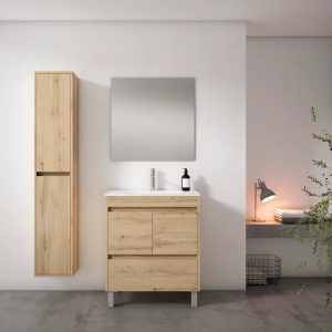 Conjunto completo de mueble de baño con patas de 2p +1c serie Carla (60, 70, 80 y 120) - Imagen 2