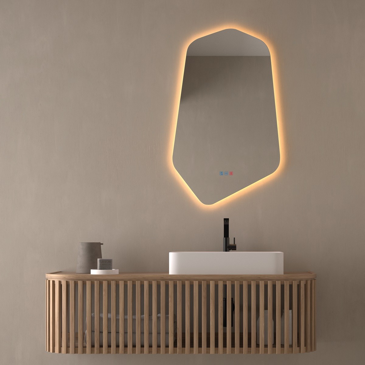 espejo-irregular-con-luz-led-para-bano (1) Espejo de baño con luz LED Para Baño Albaicin de Dyled - Imagen 1