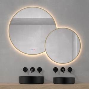 Espejo de baño con luz LED Ovalado Para Baño Brasilia de Dyled - Imagen 4