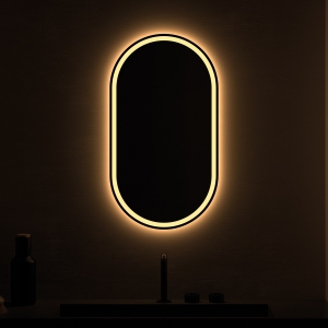 Espejo de baño con luz LED Ovalado triledLED Para Baño Hércules de Dyled con antivaho - Imagen 4