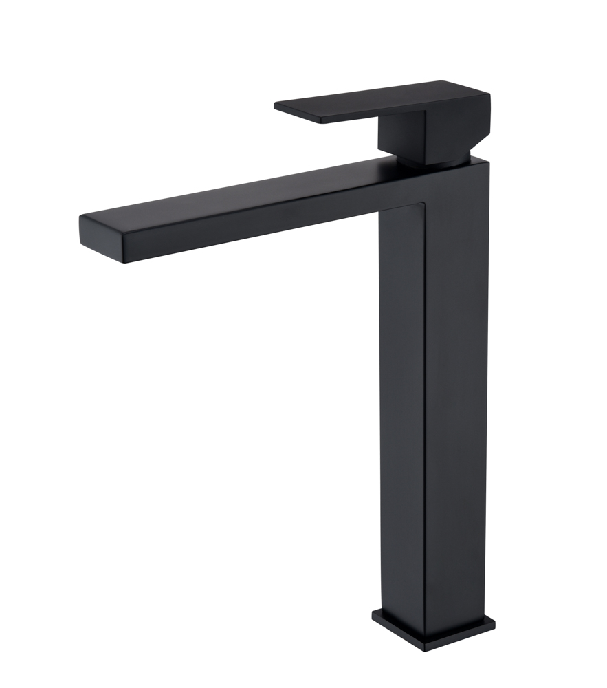 CDA008-3NG.jpg Grifo Monomando de Lavabo Alto ARMY Negro Mate - Imagen 1