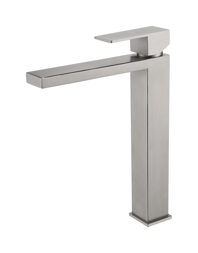 CDA008-3NIQ.jpg Grifo Monomando de Lavabo Alto ARMY Níquel Cepillado - Imagen 1