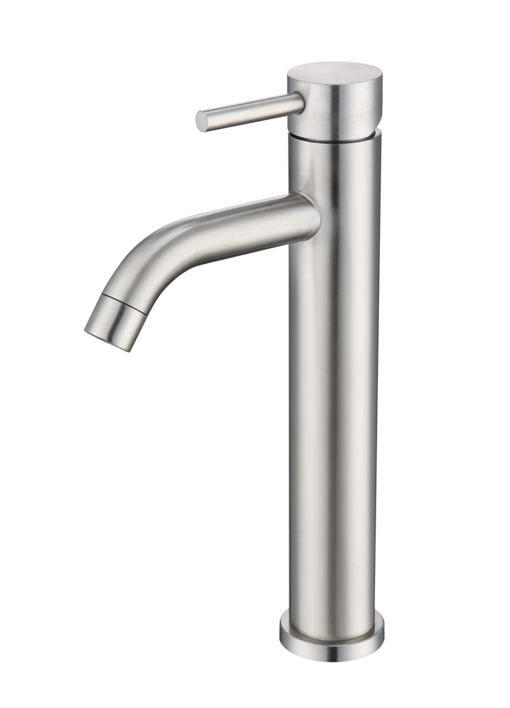 CDR007-3NIQ-1.jpg Grifo Monomando de Lavabo Alto ROCK Níquel Cepillado - Imagen 1