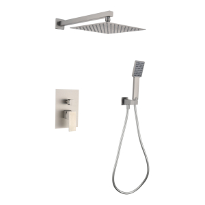 Conjunto de Ducha Empotrado DREAM Níquel Cepillado