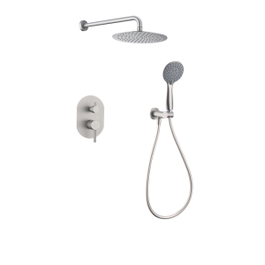 Conjunto de Ducha Empotrado SOUL Níquel Cepillado