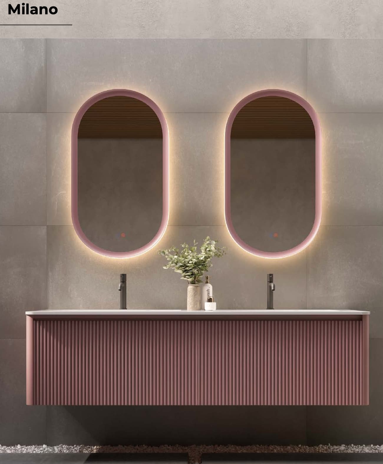 Espejo_led_Milano_ledimex 2 Espejo de baño con luz LED Milano Triled con antivaho de Ledimex
