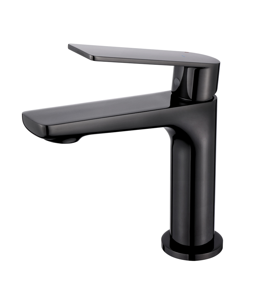 HD-16.jpg Grifo Monomando de Lavabo GLORY Negro Cristal - Imagen 1