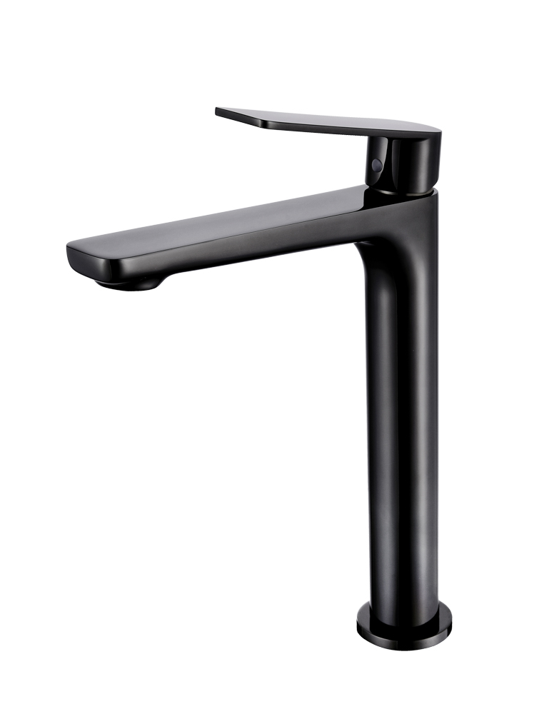 HD-19.jpg Grifo Monomando Alto de Lavabo GLORY Negro Cristal - Imagen 1