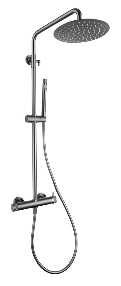 HD-2-2.jpg Conjunto de Ducha Monomando DIAMOND Gris Mate - Imagen 1