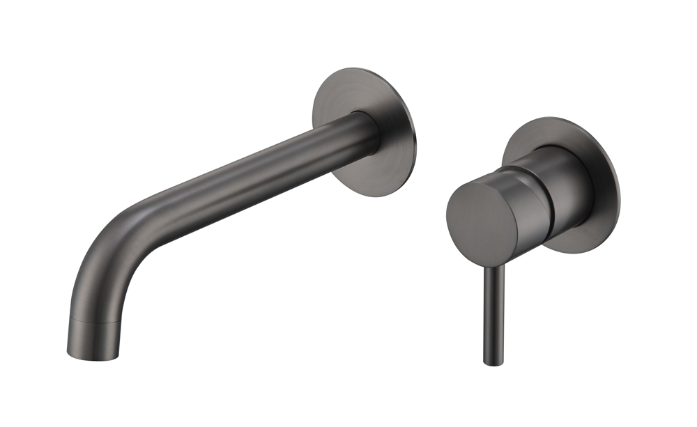 LEC001-BGM-HD.jpg Grifo Monomando de Lavabo Empotrado CLOUD Black Gum Metal - Imagen 1