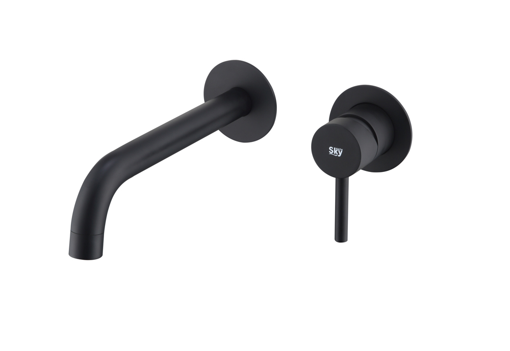 LEC001-NG.jpg Grifo Monomando de Lavabo Empotrado CLOUD Negro Mate - Imagen 1