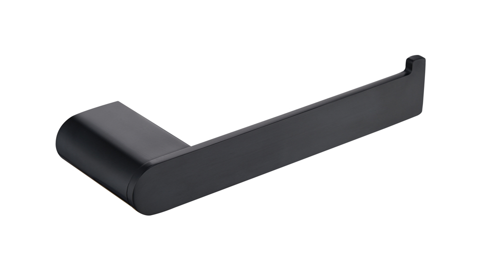 POR001-NG.jpg Portarollos para Baño Negro Mate - Imagen 1