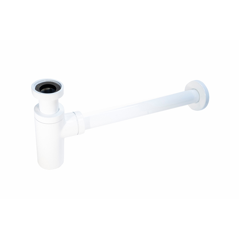 SIF002-BL-MINIMALISTA-REDONDO-BLANCO-MATE800.jpg Sifón Minimalista Redondo para Lavabo Blanco Mate - Imagen 1