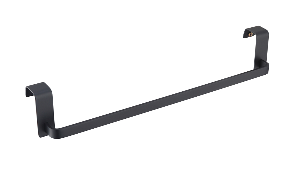 TOA001-NG.jpg Barra Toallero para Mueble Negro Mate - Imagen 1