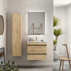 Mueble de baño suspendido BORN de Salgar con encimera 60-80-100 - Imagen 2