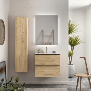 Mueble de baño suspendido NABUA de Salgar con encimera 60-80-100 - Imagen 3