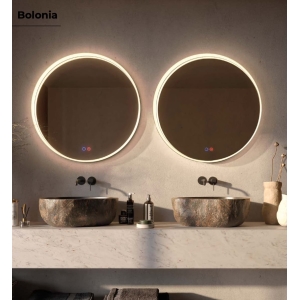 Espejo de baño Redondo con luz LED Bolonia de Ledimex