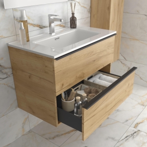 Mueble de baño suspendido NABUA de Salgar con encimera 120 - Imagen 4