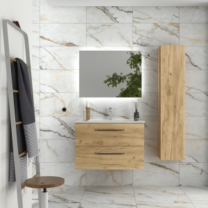 Mueble de baño suspendido MORAI de Salgar con encimera 60-80-100 - Imagen 7
