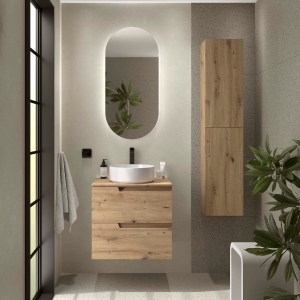 Mueble baño suspendido Vima con tapa de Salgar 60-80-100 - Imagen 7