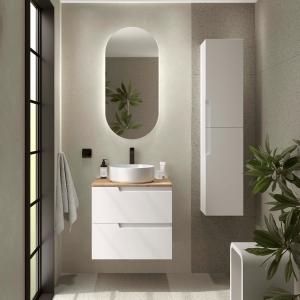 Mueble baño suspendido Vima con tapa de Salgar 60-80-100