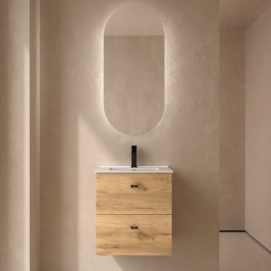 Mueble baño suspendido Inara 2C de Salgar Fondo 36 en 50 y 70 - Imagen 2