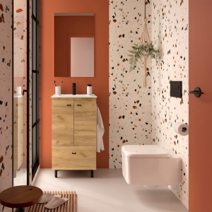 Mueble baño Inara 2P+1C de Salgar Fondo 36 en 50 y 70 a suelo - Imagen 6