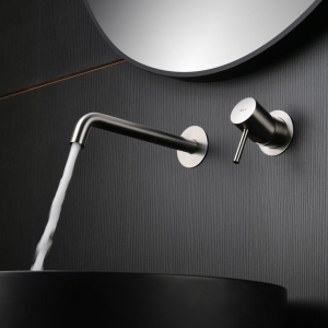 Monomando lavabo empotrado níquel cepillado Monza / GLM039/NQ - Imagen 2