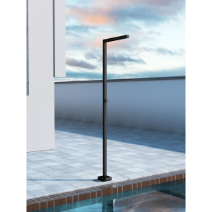 Ducha de piscina ALABAMA Acero S.316 Negro mate GPA014/ANG - Imagen 2