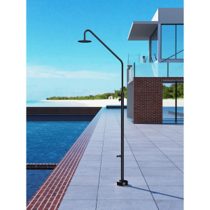 Ducha de piscina DAKOTA Acero S.316 Negro mate GPP003/ANG - Imagen 4