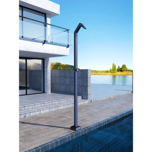Ducha de piscina NIAGARA Acero S.316 Azul océano GPN013/AAO - Imagen 2