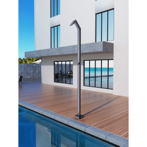 Ducha de piscina NIAGARA Acero S.316 Gris cobalto GPN013/AGCB - Imagen 2