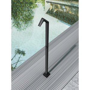 Ducha de piscina NIAGARA Acero S.316 Negro mate GPN013/ANG - Imagen 2