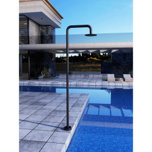Ducha de piscina OREGON Acero S.316 Negro mate GPO006/ANG - Imagen 3