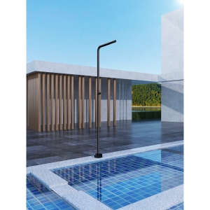 Ducha de piscina TEXAS Acero S.316 Negro mate GPT005/ANG - Imagen 4