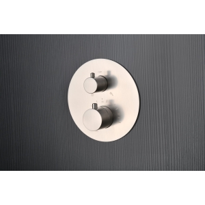 Conjunto ducha termostatico empotrado níquel cepillado Monza / GTM039/NQ - Imagen 2