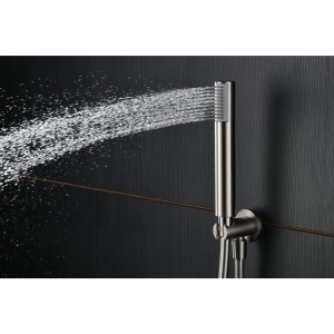 Conjunto ducha termostatico empotrado níquel cepillado Monza / GTM039/NQ - Imagen 3