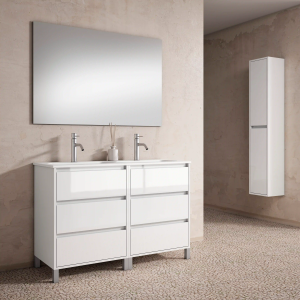Conjunto mueble de baño con patas de 3c serie Jade(60, 70, 80, 90, 100 y 120) - Imagen 6