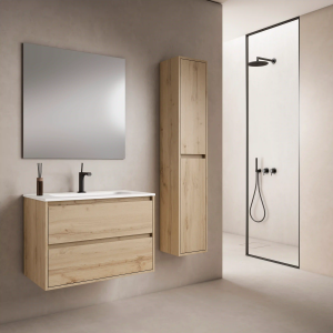 Conjunto mueble de baño suspendido de 2c serie Jade(60, 70, 80, 90, 100 y 120) - Imagen 4
