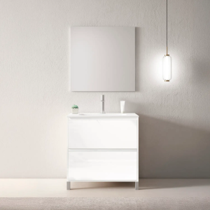 Conjunto mueble de baño con patas de 2c serie Porto(60, 70, 80 y 120) - Imagen 3