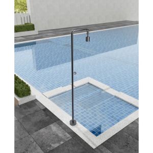 Ducha de piscina POOL Acero S.316 Gris cobalto GPP001/AGCB - Imagen 3