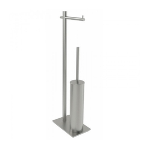 Escobillero con portarrollos acero S.316 Practic CAP003-07/AC