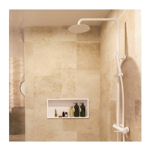Hornacina para baño rectangular Blanca Pacific HOR002/BL
