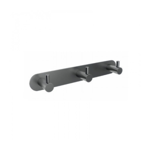 Percha triple black gun metal Essential CAE001-02/BGM
