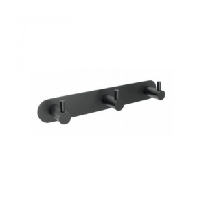 Percha triple negro Essential CAE001-02/NG