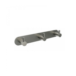 Percha triple níquel cepillado Essential CAE001-02/NQ
