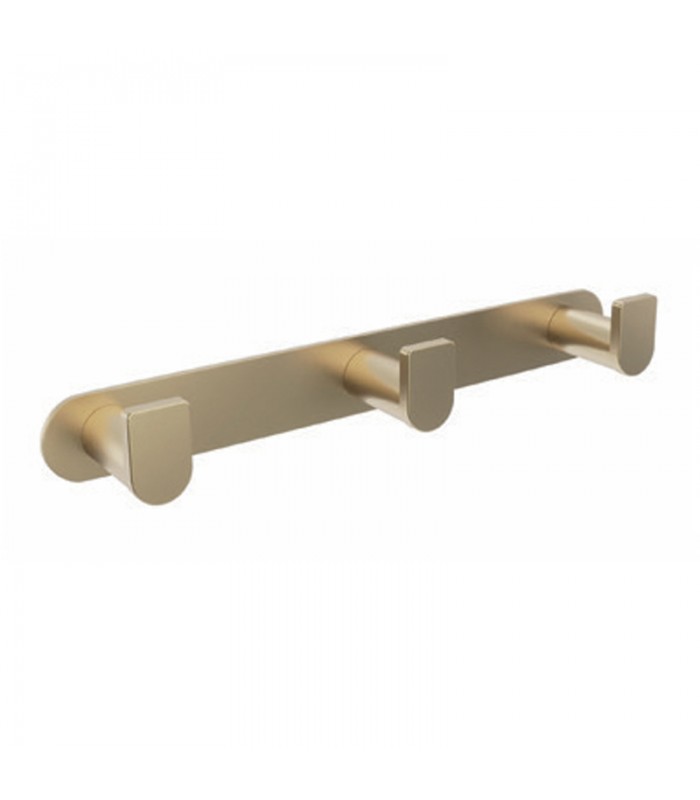 percha-triple-oro-cepillado-practic-1.jpg Percha triple oro cepillado Practic CAP003-02/OC