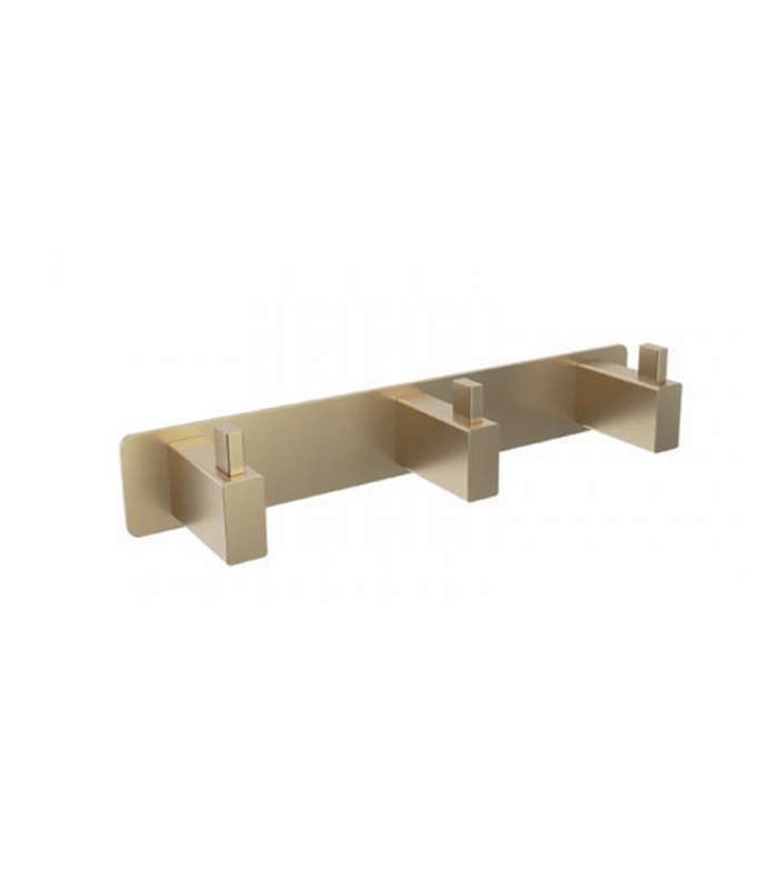 percha-triple-oro-cepillado-technic-2.jpg Percha triple oro cepillado Technic CAT002-02/OC