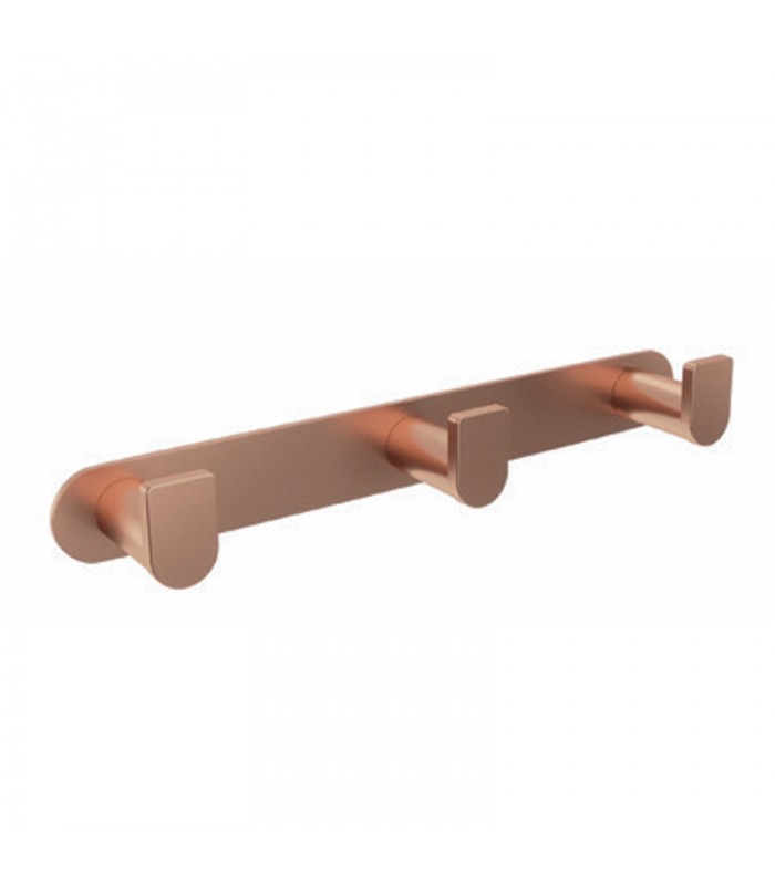 percha-triple-oro-rosa-cepillado-practic-1.jpg Percha triple oro rosa cepillado Practic CAP003-02/ORC